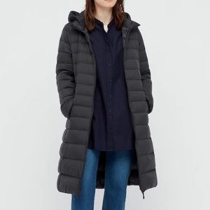 WOMEN ULTRA LIGHT DOWN HOODED COAT
